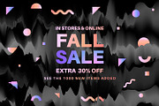 10 Autumn Sale Banners Set, an Education Illustration by Olha Kostiuk (Thumbnail 6 of 10)