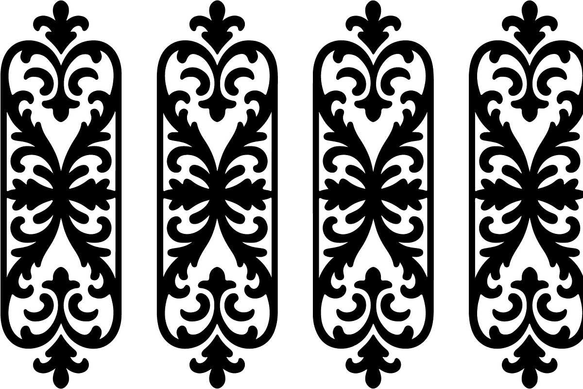 Laser Cut Ornamental Floral Border, a Decorative Illustration by himelgfx (Photo 16 of 19)