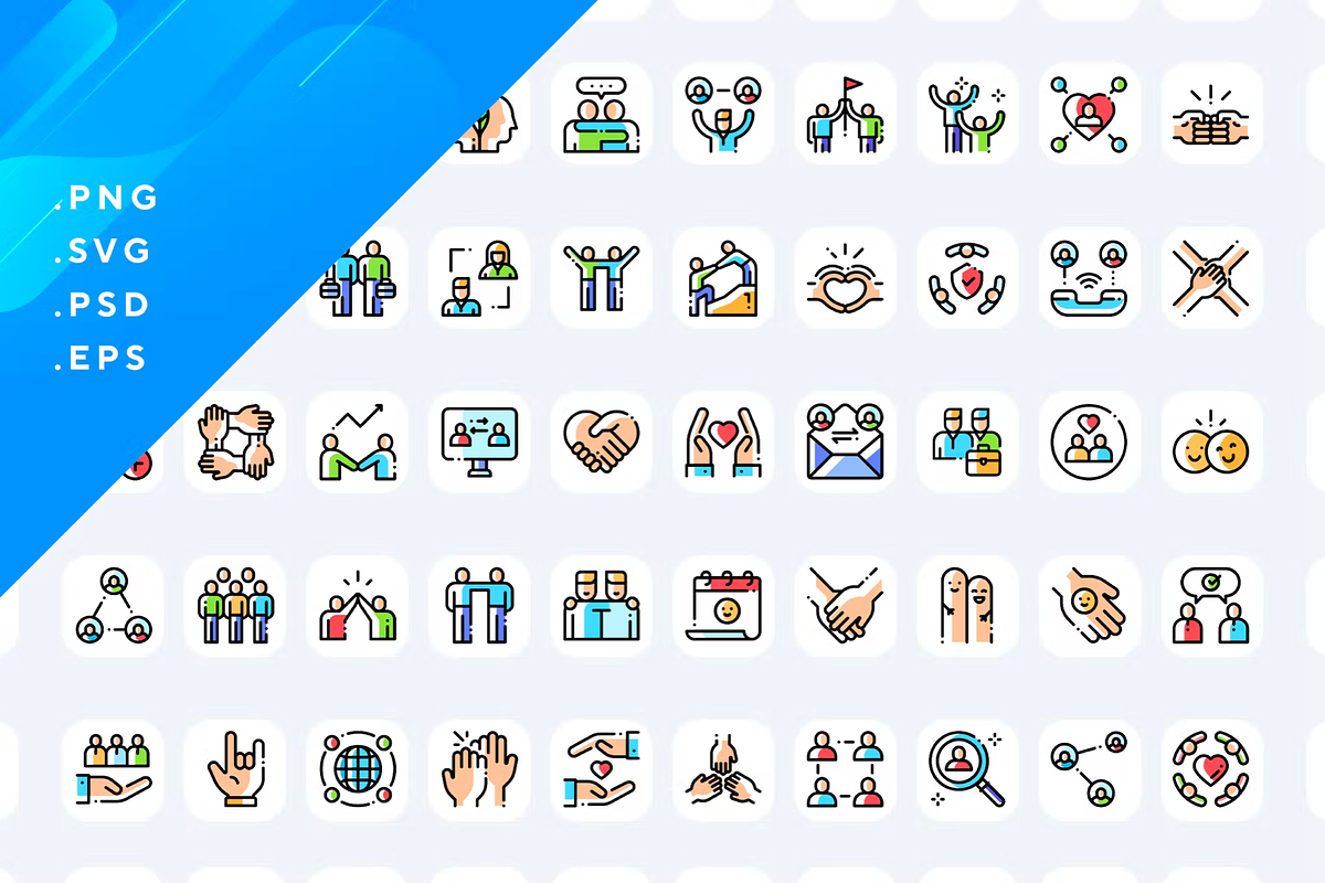 50 Friendship Icons, a Solid Icon by Wencory (Photo 1 of 2)
