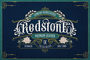 Brick Stone Victorian Typeface, a Blackletter Font by alit design (Thumbnail 8 of 23)