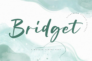 Bridget - Modern Script Font