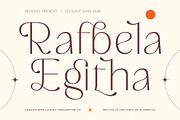 Rafbela Egitha Elegant Sans Serif, a Sans Serif Font by timelesstype.co (Thumbnail 1 of 20)
