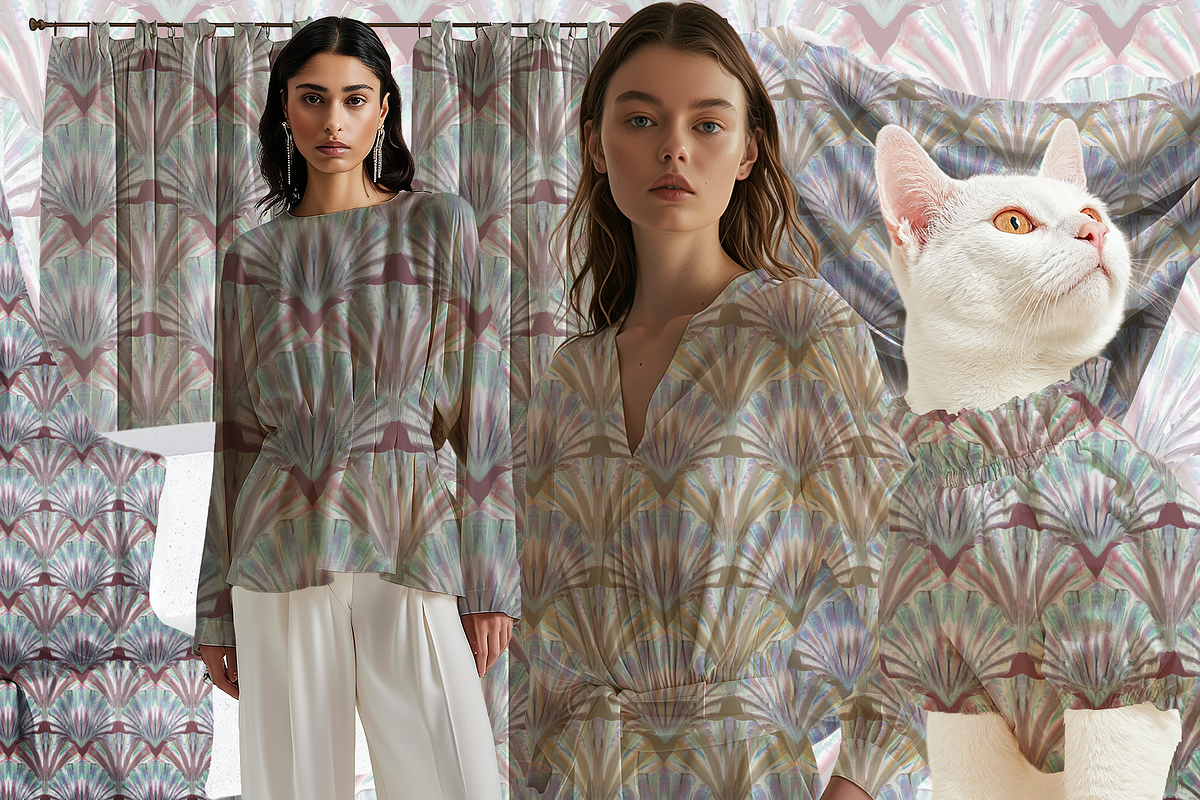 OCEAN SCALLOP, a Pattern Graphic by rumacorakstudio (Photo 4 of 5)