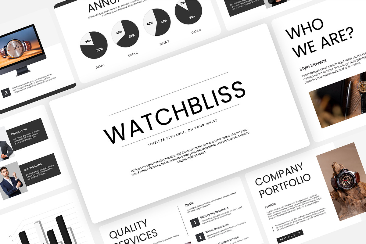 Minimalis Watch Keynote Presentation, a Presentation Template by Kren Studio (Photo 3 of 9)