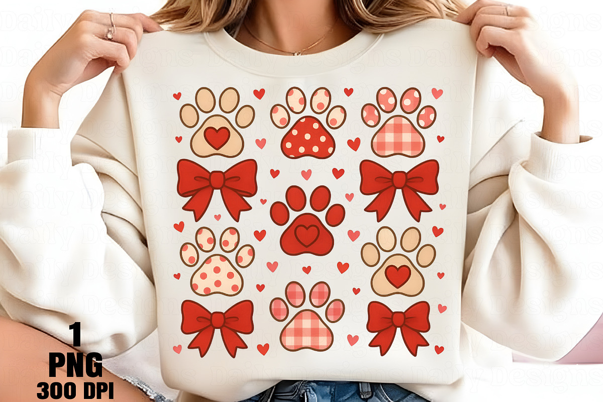 Coquette Dog Paw PNG, an Illustration by Daily.Designs (Photo 4 of 5)