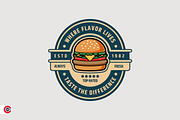 Badge Logo or Burger Fast Food Badge, a Branding & Logo Template by C-Kav (Thumbnail 4 of 5)