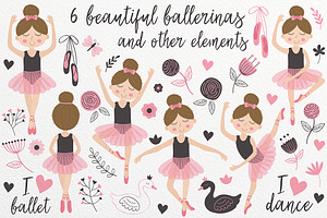 Ballerina Girl Beautiful Set