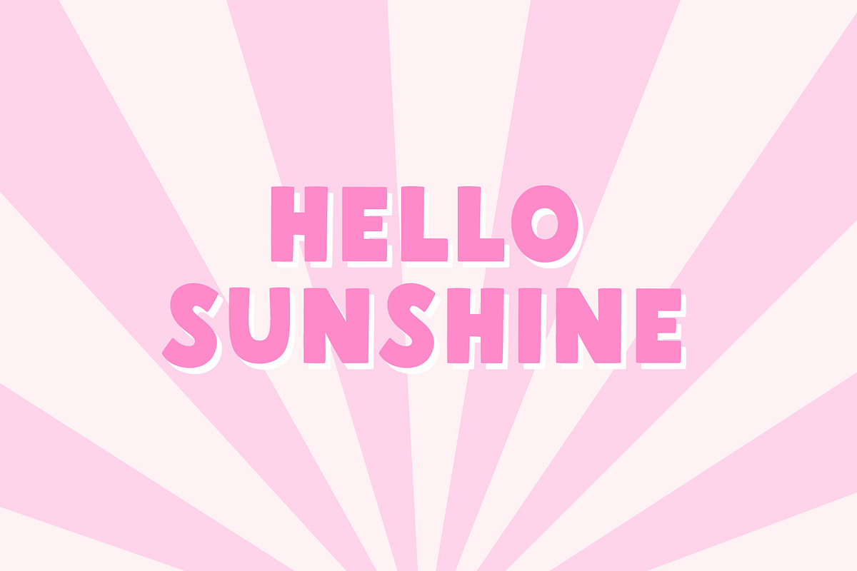 Sunny Days Font Duo, a Sans Serif Font by Miss Tiina (Photo 5 of 5)