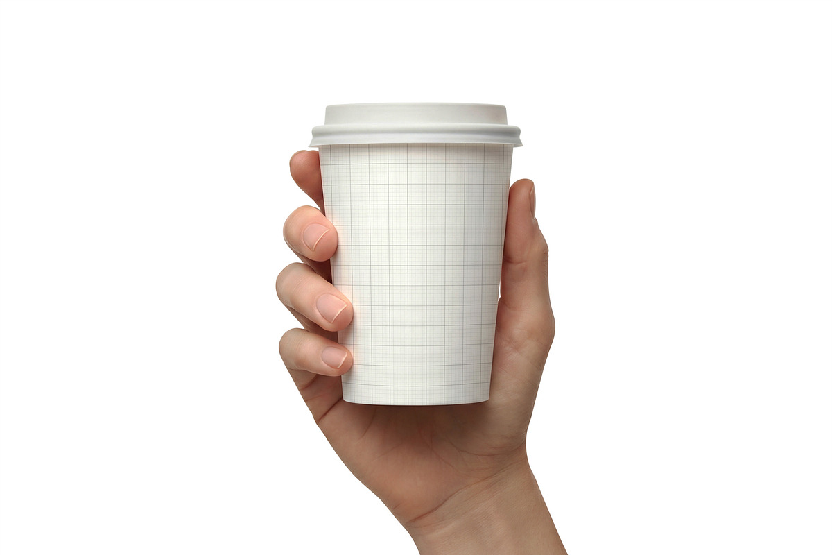 Takeaway Coffee Cup Mockup, a Cups & Container Mockup by graphypix (Photo 3 of 4)