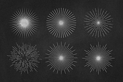 24 Retro Sunbursts - Set Vectors, an Object Graphic by Thundr Co. (Thumbnail 2 of 5)
