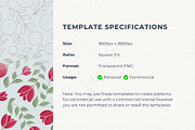 6 Seamless Pattern Templates (Vol 2), a Pattern Graphic by Fern & Quill (Thumbnail 12 of 12)