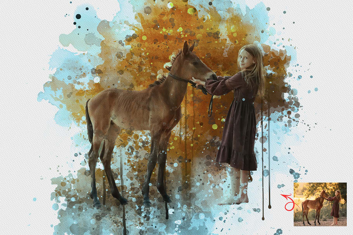 Watercolor Special Edition Action, an Action Add-On by MRI STUDIO (Photo 11 of 16)