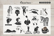 The Quirky Animals | Funny SVG Set, an Animal Illustration by DreamONprints (Thumbnail 17 of 19)