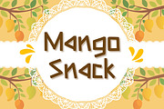 Mango Snack, a Handwritten Font by Aisyah (Thumbnail 1 of 5)