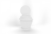 Cartoon I Heart Mom Cupcake Mockup, a Merchandise Mockup by Qaleb Studio (Thumbnail 2 of 2)