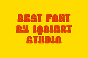 Metric Badway - Retro Font, a Slab Serif Font by Iqsiart Studio (Thumbnail 3 of 6)