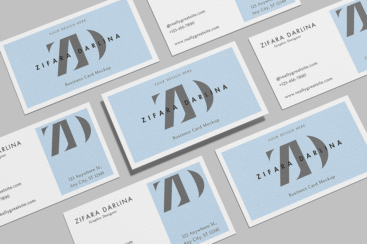 Business Card Mockup, a Product Mockup by ZifaraDesign (Photo 9 of 11)