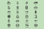 Outdoor Icon Set, a Graphic by Nomad Stockpile (Thumbnail 2 of 2)