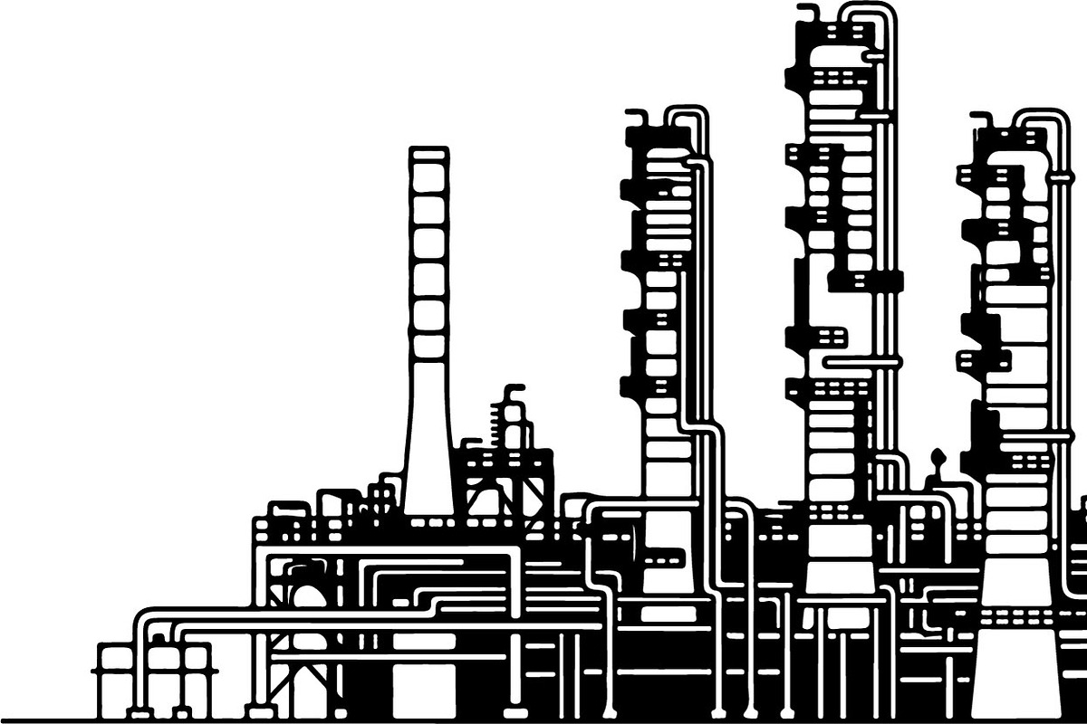 Industrial Factory Silhouette Bundle, an Illustration by Designs_River (Photo 30 of 45)