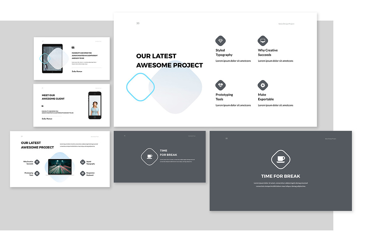Xplus - Creative Keynote Template, a Presentation Template by KHIDD (Photo 7 of 15)