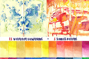 Megapack watercolor for design, an Illustration by Samui-Art (Thumbnail 5 of 6)