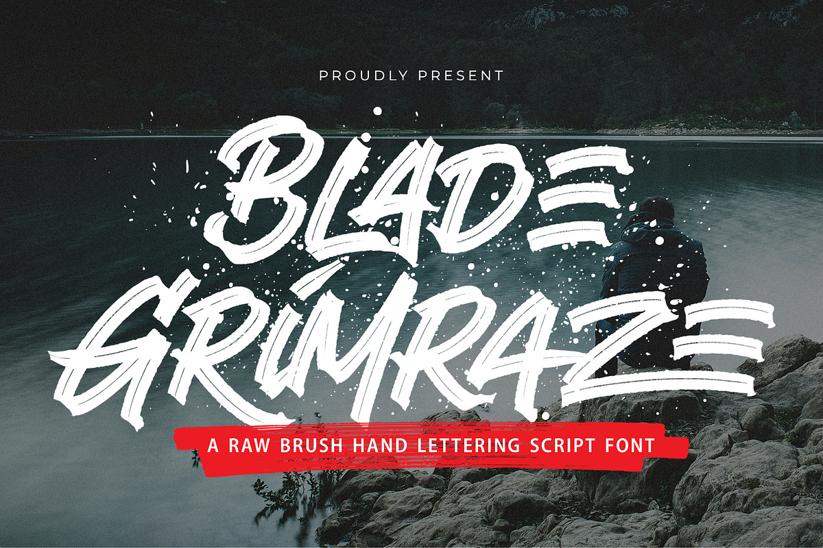 Grimraze - Brush Hand Lettering, a Script Font by Inviline.co (Photo 1 of 12)