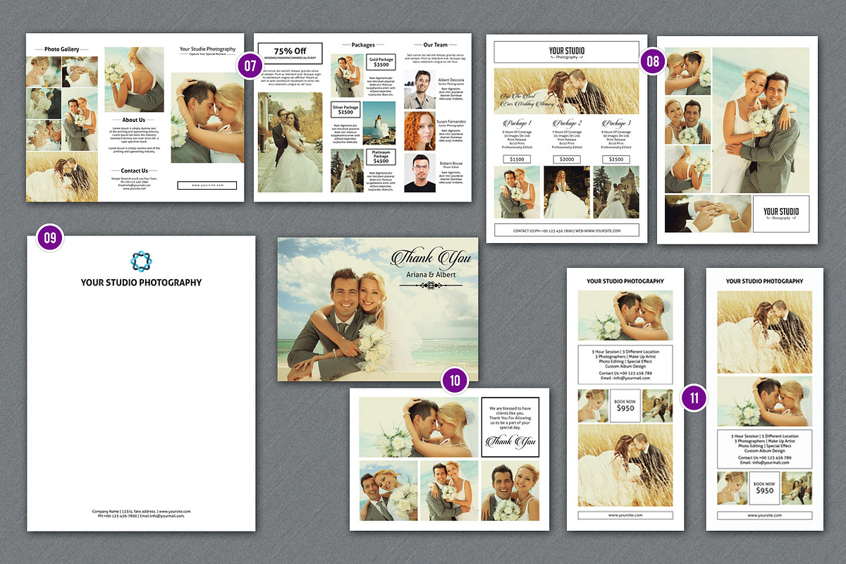 Photographer Branding Bundle-V02, a Marketing Template by Template Shop (Photo 2 of 2)
