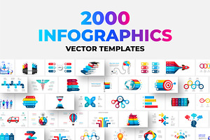 2000 Vector Infographic Bundle, a Presentation Template by Abert