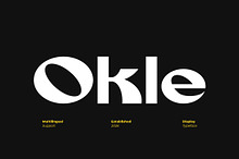 Okle – Creative Display Font