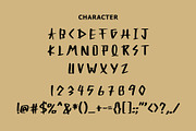 Bocast Japan Style Display Font, a Sans Serif Font by Giant Design (Thumbnail 10 of 10)