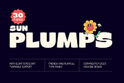 Sun Plumps Font Family, a Sans Serif Font by Holyline Design (Thumbnail 1 of 16)
