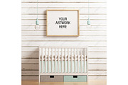 Frame Mockup Nursery Theme, a Print Template by positvtplus (Thumbnail 1 of 2)