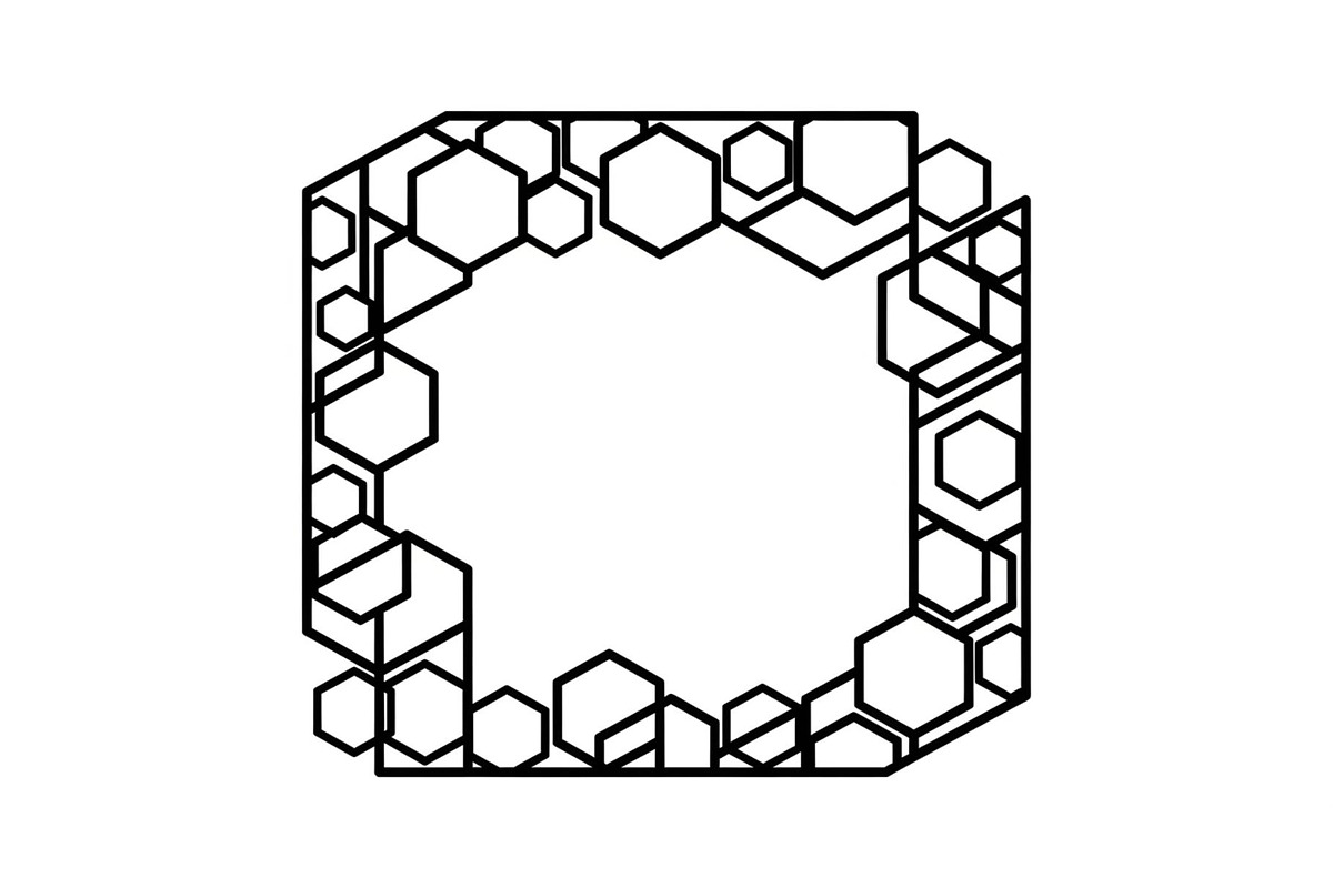 Polygon Frame & Label Bundle, an Illustration by Creativeshirt (Photo 44 of 51)