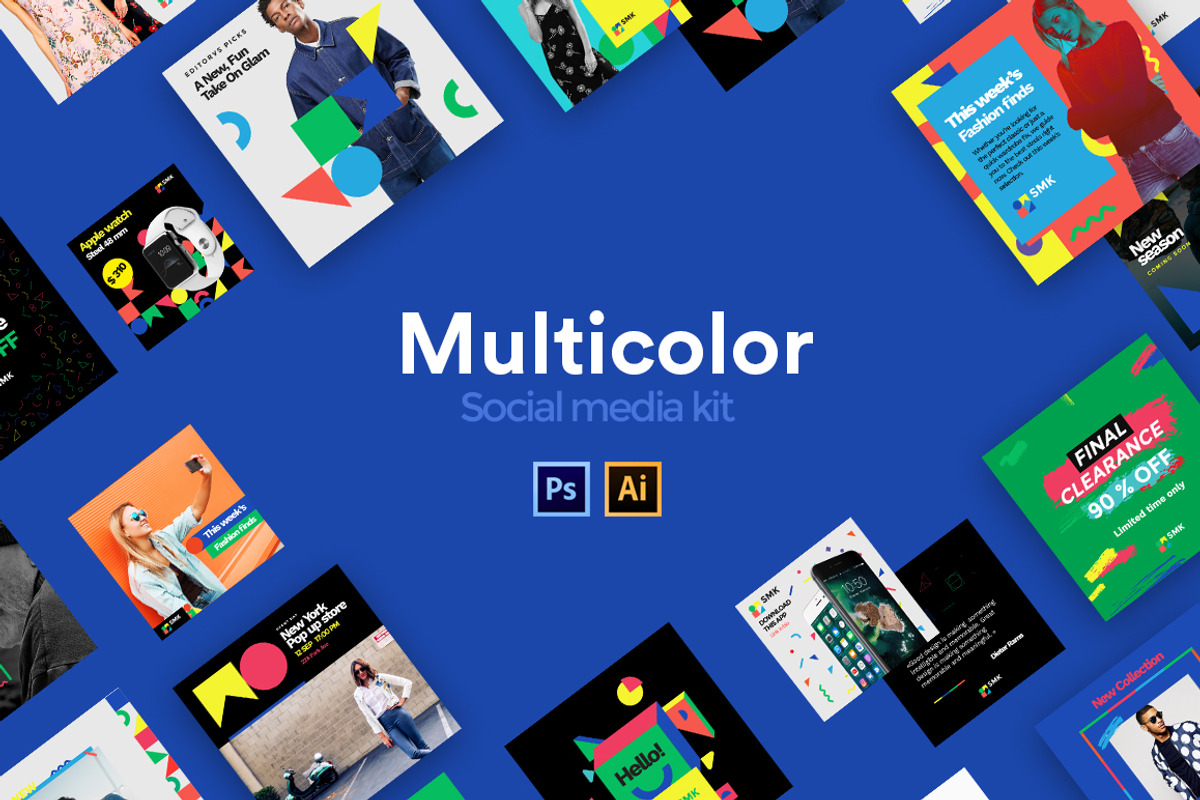 Multicolor Pack, a Templates & Theme by Amirzhanuly (Photo 5 of 9)