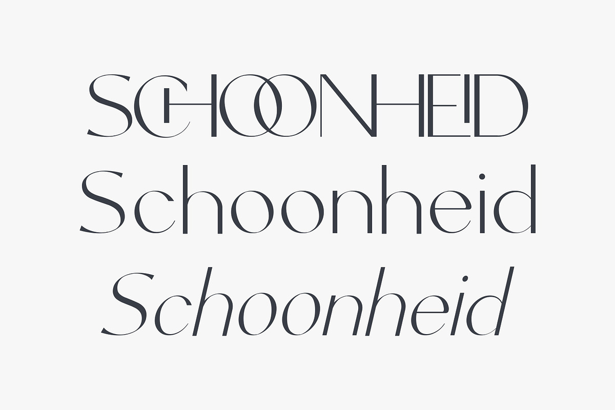 Schoonheid - Thick and Thin Font, a Font by Intuisi Creative (Photo 2 of 10)