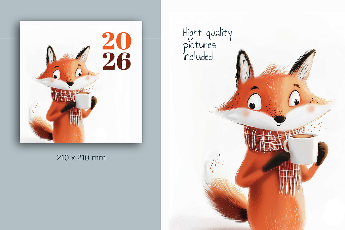 2026 Calendar Template for InDesign preview 3