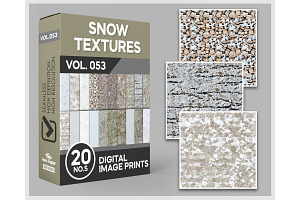 20 Seamless Snow Textures, an Architecture Photo by KenScape