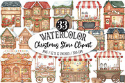 Christmas Store Sublimation Clipart, an Illustration by Designking (Thumbnail 1 of 5)