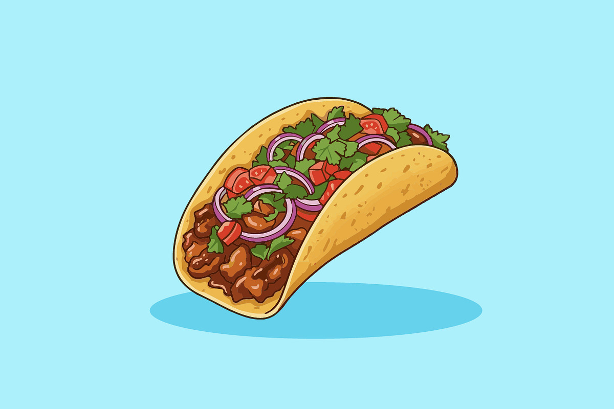 Collection of Fast Food, a Food Illustration by By_Pedram (Photo 2 of 6)