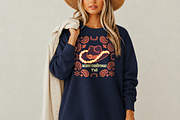 Cowboy Christmas Hat & Paisley SVG, a Seasonal Illustration by TanchaArt (Thumbnail 3 of 9)