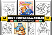 Cozy Routine Kawaii Bear, an Animal Illustration by Ink Gallery (Thumbnail 1 of 3)
