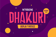 Dhakuri, a Font by Heybrinc Studio (Thumbnail 1 of 8)