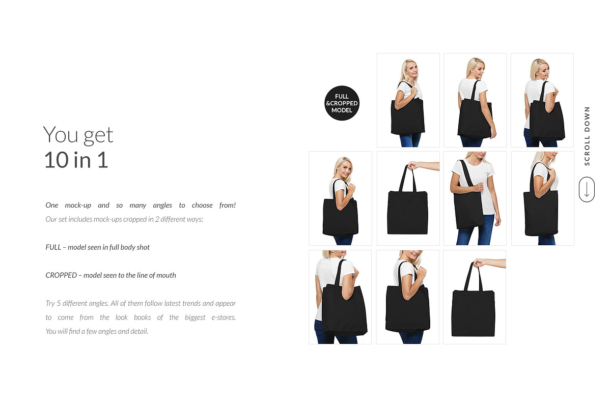 Canvas Tote Bag Mock-ups Set DEMO, a Books & Magazine Mockup by Apparel_Mockups (Photo 8 of 22)