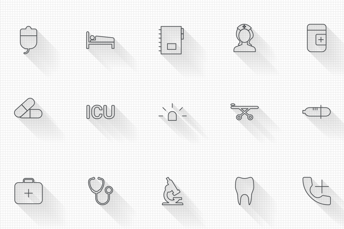 Medical/Heath iconset, an Outline Icon by Saif71 - Shop (Photo 5 of 5)