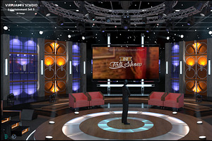 TV Studio Entertainment Set 3