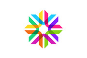 Colorful Ribbon Logo, a Branding & Logo Template by Buqancreative (Thumbnail 1 of 2)