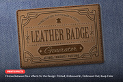 Leather Badge Photoshop Actions, an Action Add-On by Blacknull (Thumbnail 5 of 12)