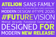 Atelion Modern Geometric Sans Serif, a Sans Serif Font by roomspace creative lab (Thumbnail 9 of 15)