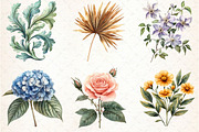Vintage Botanical Clipart, an Illustration by Libby Wishes (Thumbnail 5 of 6)