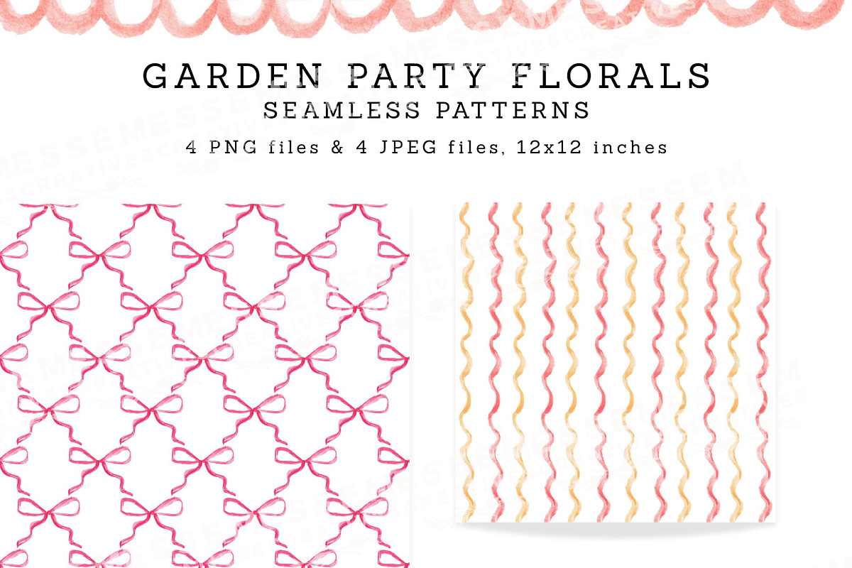 Garden Party Florals PNG Design Kit, a Decorative Illustration by Essem Creatives (Photo 5 of 11)